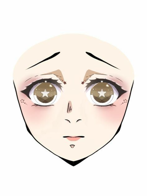 Demon Slayer Face Claim, Kny Oc Eyes, Demon Slayer Face, Anime Face Shapes, Base Kny, Kny Base, Kny Ocs, Oc Face, Face Drawing Reference