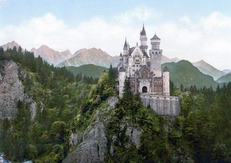 Germany’s Neuschwanstein Castle. Photo: © GL Archive / Alamy Beaux Arts Architecture, Disney Aurora, Old Castle, Famous Castles, Germany Castles, Neuschwanstein Castle, Cinderella Castle, Fairytale Castle, Tokyo Disneyland