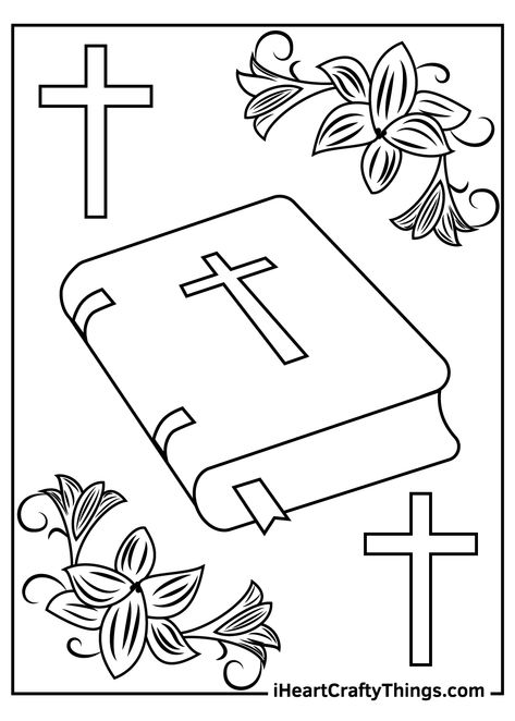 Printable Religious Easter Coloring Pages (Updated 2022) Disney Coloring Pages Printables, Easter Coloring Pages For Kids, Easter Coloring Pages Printable, Bible Coloring Sheets, Jesus Coloring Pages, Sunday School Coloring Pages, Garden Coloring, Free Kids Coloring Pages, Scripture Coloring