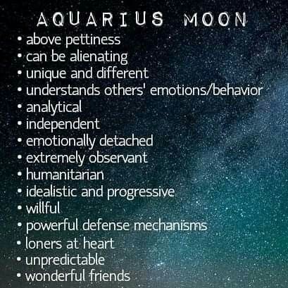 Moon Sign Aquarius, Aries Sun Aquarius Moon, Aquarius Moon Aesthetic, Astrology Circle, Aquarius Moon Sign, Moon Aquarius, Aquarius Moon, Zodiac Characteristics, Astrology Meaning