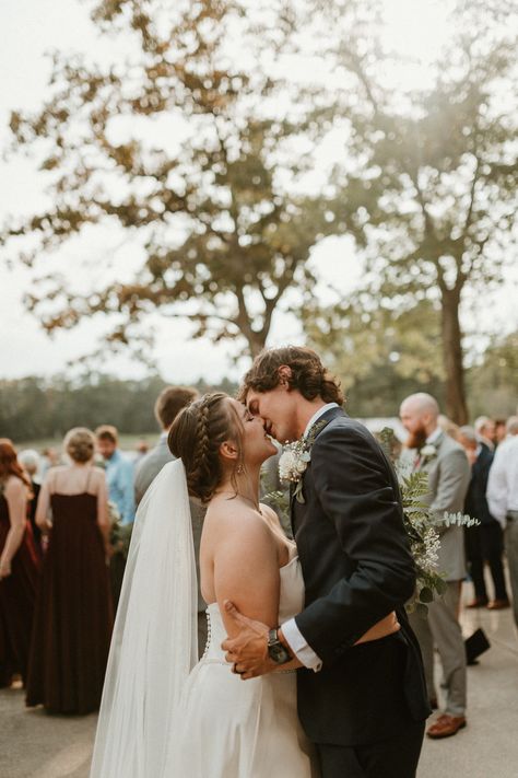 Kissing Photo, Photos Of Bride, Michigan Fall, Fall Wedding Photography, Bride And Groom Photo, Unique Bride, Groom Photo, Northern Michigan, Wedding Guests