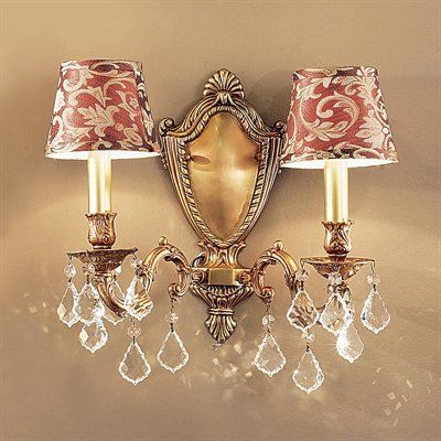 Classic Lighting Wall Sconce 57372 2 Light Chateau Lv Decor, Tiffany Rose, Classic Lighting, Candle Wall, The Chateau, Crystal Trim, Semi Flush Ceiling Lights, Rose Bush, Wall Candles