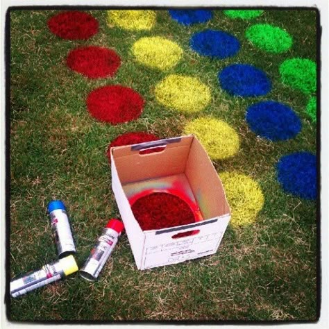 Yard twister - love for spring and summer Great for a party outside to keep the kids or adults busy! Grad Party Ideas, Backyard Games, Yard Games, Field Day, Birthday Party Games, Block Party, Graduation Party Ideas, Backyard Party, Backyard Fun