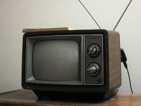 old tv | charlie holzhausen | Flickr Old Television, Sharp Tv, 1980s Tv, Crt Tv, Color Television, Motos Bmw, Portable Tv, Tv Head, Tv Vintage