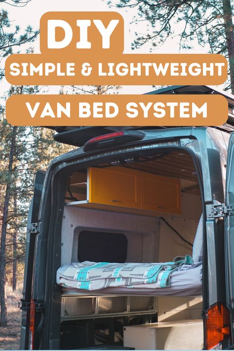 campervan bed system Van Rv Conversion, Suspended Bed, Campervan Bed, Van Bed, Build A Camper Van, Build A Camper, Van Ideas, Van Build, Lightweight Bedding