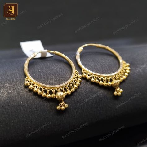 Gold Baliyan Design, Gold Bali Design, Gold Ear Rings, Gold Earrings For Kids, Kids Gold Jewelry, Pearl Earrings Designs, Suits Outfits, Ganesh Idol, Gold Bangles For Women