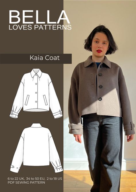 Coat Sewing Pattern, Coat Sewing, Winter Sewing, Womens Dress Tops, Coat Pattern Sewing, The Fold Line, 2024 Style, Jacket Pattern Sewing, Diy Sewing Clothes