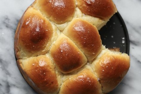 Hokkaido Milk Bread, Honey Bread, Honey Bun, Milk Bread, Baked Rolls, Savory Bread, Honey Buns, Cakes Recipes, Bread Roll