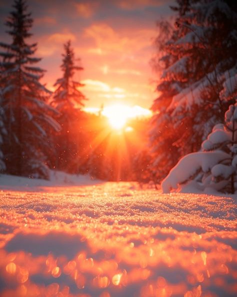 Winter sunrises are pure magic in Scandinavia #wintersunrise #winterwonderland #sweden #igdaily #igtravel #bokeh #snowy #snowwhite #snow… | Instagram Magic Winter Forest, Winter Aesthetic Photography, Winter Sunrise Aesthetic, Winter 2024 Aesthetic, Sunny Winter Aesthetic, Winter Sunrise Photography, Winter Sunset Aesthetic, Snowy Autumn, Snowy Sunrise