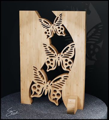 Scrollsaw Workshop: Butterfly Art Scroll Saw Patterns H Botas Scroll Saw Patterns, Steve Good Scroll Saw Patterns, Scrollsaw Patterns Free, Traceable Patterns, Scrollsaw Workshop, Best Scroll Saw, Scrollsaw Patterns, Wood Laser Ideas, Scroll Saw Blades