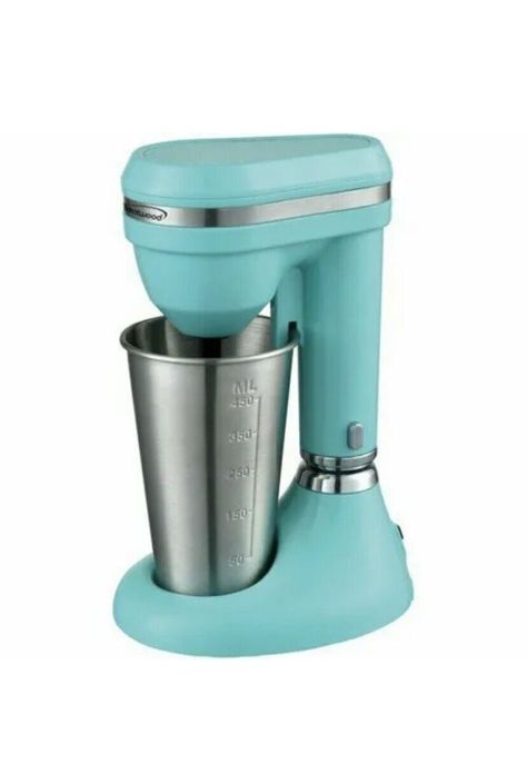 Brentwood SM-1200B: 15 oz Classic Milkshake Maker, Turquoise. Condition: NEW in box! Shipped via USPS priority mail, combined shipping always available! Please let us know if you have any questions and thanks for your interest! Milkshake Maker, Smoothie Makers, Fountain Design, Drinks Cocktails, Milk Shakes, Color Turquesa, Soda Fountain, Protein Drinks, Frozen Drinks