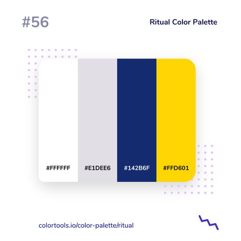 Blue And White Color Combinations, Blue Yellow Web Design, Rich Blue Color Palette, Blue White Colour Palette, Blue White Yellow Color Palette, Vivid Colour Palette, Yellow Brand Color Palette, Color Contrast Design, Education Color Palette