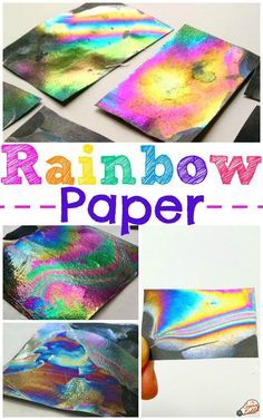 Rainbow Paper Craft, Color Science, Steam Art, Make A Rainbow, Science Crafts, Science Activity, Kid Experiments, Project For Kids, Rainbow Paper