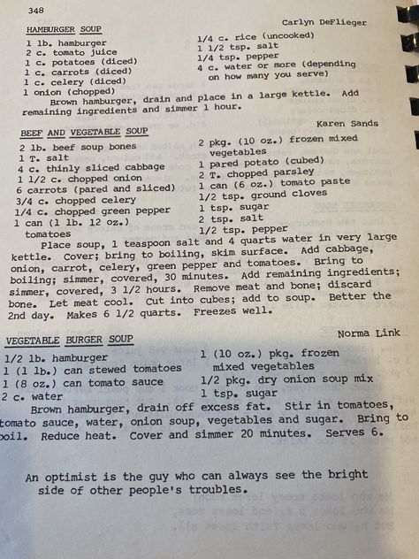 Picadilly Cafeteria Recipes, School Cafeteria Recipes Vintage, School Cafeteria Recipes, Lunchroom Ladies 50 Year Old Recipe, Cafeteria Recipes, Beef Soup Bones, School Cafeteria Food, Ham And Potato Soup, Written Recipes