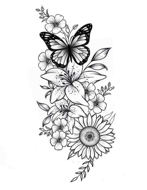 45 Tattoo, Cursive Tattoo, Arm Sleeve Tattoos For Women, Vine Tattoo, Mommy Tattoos, Butterfly Tattoos For Women, Stylish Tattoo, Aries Tattoo, Tattoos For Women Flowers