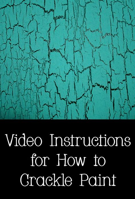 How to crackle paint - quick and easy using just elmers school glue and some paint. Glue Crackle Finish Diy, Elmer’s Glue Crackle, How To Make Paint Crackle, How To Do Crackle Paint, How To Crackle Paint, How To Make Crackle Paint, Diy Crackle Paint How To Make, How To Crackle Paint With Glue, Crackle Painted Furniture