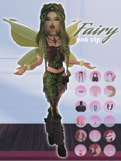 dress to impress theme avant garde outfit inspo no vip Elf Dress Up Ideas, Forest Dress To Impress, Dti Mythical Creatures Theme No Vip, Dti Outfits Non Vip Theme Fairy Costume, Good Dti Outfits Non Vip, Fairy Dti Outfit No Vip, Dti Outfits Enchanted Night, Dti Outfit Inspo Fairytale, Rain Forest Dti Outfit