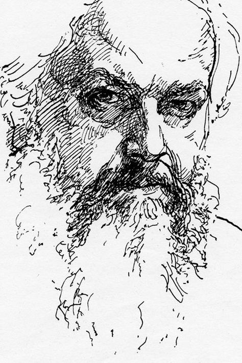 Pen Drawing Portrait, Pen And Ink Portraits, Interesting Sketches, Portraits Male, Pen Portrait, Sketch Face, Line Art Portrait, Ink Portrait, Illustration People