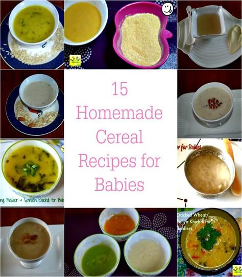 15 Homemade Cereal Recipes for Babies & Toddlers| Lunch & Dinner Baby Food Baby Rice Cereal, No Sugar Recipes, Cereal Recipes Homemade, 9 Month Baby Food, Indian Baby Food Recipes, Recipes For Babies, Homemade Cereal, Weaning Foods, Baby Cereal