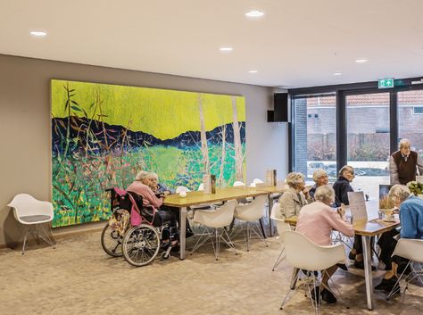 Project Of The Week - Willibrord Nursing Home | SBID Elderly Care Center, Interior Design Jobs, Assisted Living Facility, Elderly Home, Hospital Design, Retirement Community, Home Health Care, Elderly Care, Home Building Design