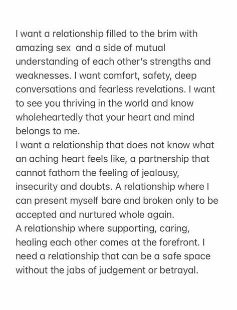 Relationships 
Love 
Trust 
Poetry Want A Relationship Quotes, Quotes Understanding, Psychology Tips, Partner Quotes, Want Quotes, Feeling Loved Quotes, Understanding Quotes, I Want A Relationship, Relationship Goals Quotes