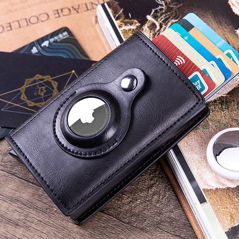 William Cheney’s Instagram post: “Come take a look at our specialized AirTag wallets. The perfect gift. We have much much more!” Minimalist Card Wallet, Star Border, Carbon Fiber Wallet, Small Black Purse, Hair Eraser, Leather Card Holder Wallet, Smart Wallet, Minimalist Cards, Apple Airtag