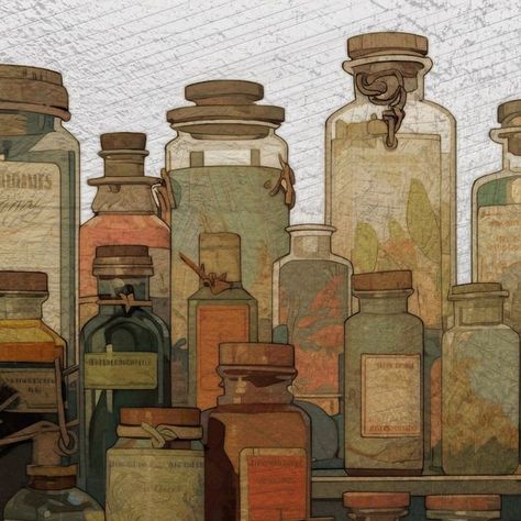 Steve McDonald 🎨📚 on Instagram: "'Tinctures, Tonics and Snake-oil'  . If you know me, then you probably know that I've been collecting old medicine bottles and tins for years. I'm obsessed with them. A few years ago I did a bunch of mockups of fictional bottles, tins, and labels for some New York Theatre company's new production. It didn't amount to anything as the pandemic came along and scared everyone inside. I've taken all those illustrations and a bunch of pictures of my own collection and made a diffusion model with only those as my image inputs. I used around 90 pics. These are some of the results from that model. I had some digital painting fun in ps and also added some custom textures in post-production. Pumped up all the linework as well.  . #getimgai #imagination #hybridaiart New York Theatre, Steve Mcdonald, Old Medicine, Old Medicine Bottles, New York Theater, Snake Oil, Organ Transplant, Medicine Bottles, Post Production