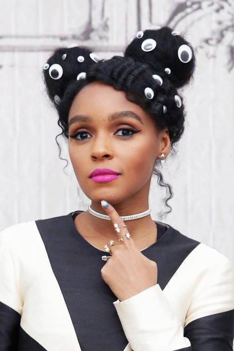 😍 Eyebrow Growth Oil, Celebrity Eyebrows, Hype Hair, Cute Box Braids, Janelle Monae, Janelle Monáe, Long Box Braids, Protective Hairstyle, Best Eyebrow Products