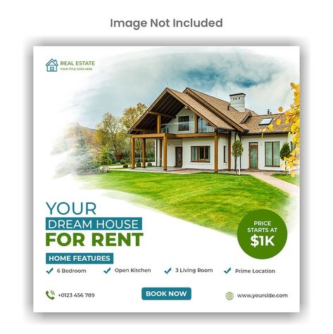 House rent social media or instagram pos... | Premium Psd #Freepik #psd Digital Marketing Strategy Template, Instagram Post Template Design, Post Template Design, Marketing Strategy Template, Rent House, Facebook Post Design, Anime Cover, What Is Marketing, Ads Creative Advertising Ideas