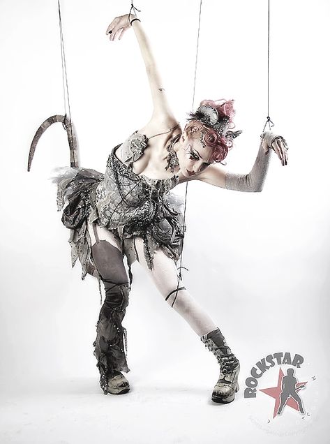 Magicalcutzi: Image Marionette Tattoo, Pierrot Costume, Rat Costume, Emilie Autumn, Dark Circus, Broken Doll, Pose References, Body Reference Poses, Human Poses Reference