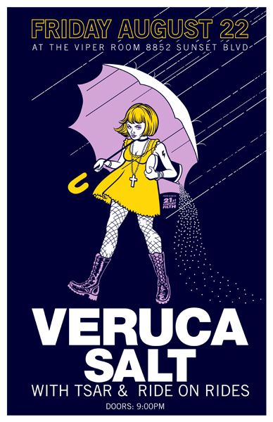 GigPosters.com - Veruca Salt - Tsar - Ride On Rides Veruca Salt Poster Band, Veruca Salt Poster, Veruca Salt Band, Vampire Lair, Pete Yorn, The Sunset Strip, Veruca Salt, Tom Petty And The Heartbreakers, Concert Poster Art