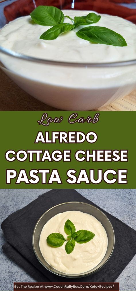 Make this easy and creamy cottage cheese Alfredo sauce! Perfect for a keto diet, this low-carb, high-protein recipe is a delicious and healthy alternative to traditional Alfredo sauce. Ideal for pasta, veggies, and more, this sauce is quick to make and full of flavor. Enjoy a guilt-free, creamy delight with your meals! Alfredo Sauce With Cottage Cheese, Creamy Pasta Sauce With Cottage Cheese, Protein Alfredo, Healthy Cottage Cheese Pasta Sauce, High Protein Cottage Cheese Alfredo Sauce, High Protein Pasta Sauce Cottage Cheese, Cottage Cheese Alfredo Sauce, Cottage Cheese Sauce, Traditional Alfredo Sauce