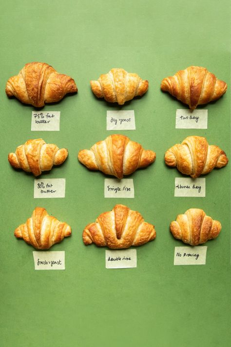 Vegan Croissant Sandwich, Vegan Crossaints, Butter Croissant Recipe, Vegan Croissant Recipe, Vegan Pastry Recipes, Vegan Croissant, Baking Tips And Tricks, Laminated Dough, Vegan Pastry