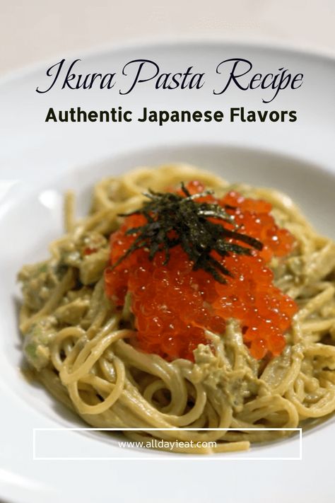 Discover the No. 1 Delicious Ikura Pasta, a Japanese-style delight with salmon roe and avocado. Savor the unique flavors of this delightful dish. Salmon Roe Recipes, Roe Recipes, Easy Japanese Recipes, Avocado Pasta, Salmon Roe, Avocado Sauce, Salmon Pasta, Cooking Club, Japanese Recipes