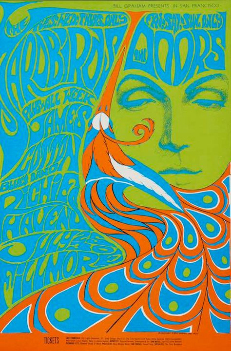 The Psychedelic Poster Craze of the 1960s | The Saturday Evening Post Fillmore Poster, 1960s Posters, 60s Art, The Saturday Evening Post, Black Light Posters, Saturday Evening Post, Evening Post, Concert Poster, Trippy Art