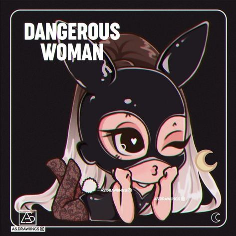 Ariana Grande Anime, Ariana Grande Dangerous, Ariana Grande Drawings, Ariana Grande Dangerous Woman, Fav Song, Ariana Grande Fans, Ariana Grande Cute, Creative Photoshoot Ideas, Dangerous Woman