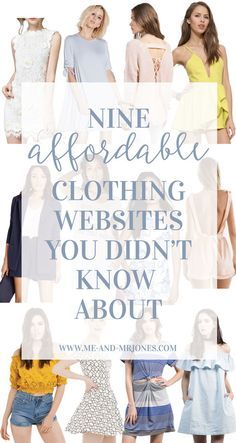 9 budget friendly online shopping websites for fashion forward women's clothing! Affordable Clothing Sites, Cheap Shopping Websites, Cheap Outfits, Affordable Clothing Websites, Design Café, Cheap Shopping, Clothing Website, Cheap Clothes Online, Clothing Sites