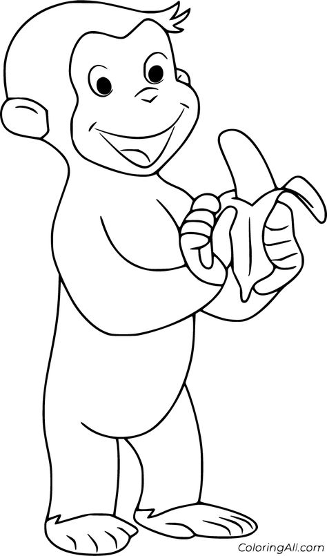 51 free printable Curious George coloring pages in vector format, easy to print from any device and automatically fit any paper size. Curious George Printables, Curious George Coloring Pages, Monkey Coloring Pages, Color Activity, Lily Art, صفحات التلوين, Princess Coloring, Curious George, Cartoon Coloring Pages