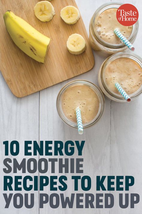 Energy Smoothie Recipes, Energy Boosting Smoothies, Energy Boosting Foods, High Protein Smoothies, Energy Smoothies, Power Smoothie, Protein Smoothies, Protein Smoothie Recipes, Avocado Smoothie