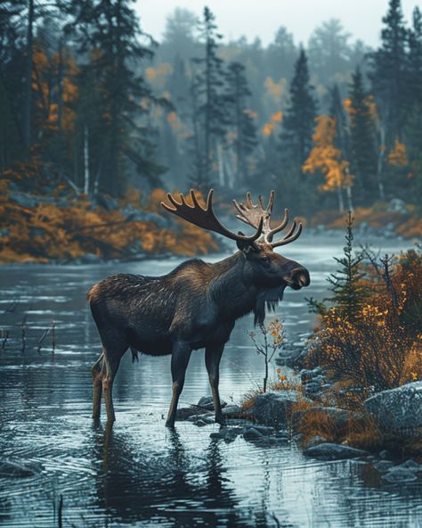 Bring the beauty of the wilderness into your home with this digital download of a majestic moose in the woods. Perfect for nature enthusiasts, rustic decor lovers, or anyone looking to add a touch of the outdoors to their living space. High-Quality Digital Art: Our digital art is created with meticulous attention to detail, ensuring sharp images and vibrant colors. Once purchased, you can instantly download and print the artwork at your convenience. Versatile Decor: This digital download can be printed on various materials, such as canvas, paper, or metal, allowing you to customize the look and feel of your wall art. Simply download the file, choose your preferred printing method, and create a stunning piece for your home. Easy to Use: Our digital downloads come with clear instructions for Moose Images Pictures, Moose Pictures Photography, Moose Aesthetic, Moose Paintings, Moose Images, Wilderness Scenery, Animals In The Woods, Moose Painting, Moose Pictures