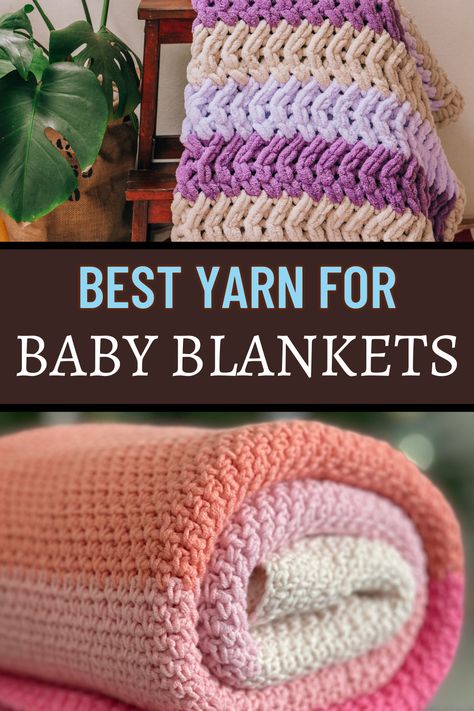 Discover the ultimate guide for choosing the best yarn for baby blankets! Our comprehensive resource highlights soft, durable options ideal for delicate baby skin. Explore a variety of yarn weights and materials, ensuring your blanket is cozy, hypoallergenic, and easy to care for. Create a special, handmade heirloom with confidence using our expert yarn recommendations. Best Yarn For Blankets, Best Yarn For Baby Blanket, How Much Yarn Do I Need For A Blanket, Best Yarn For Crochet, Yarn Recommendations, Crochet Baby Blanket Sizes, Crochet Blanket Sizes, Baby Blanket Yarn, Yarn For Crochet