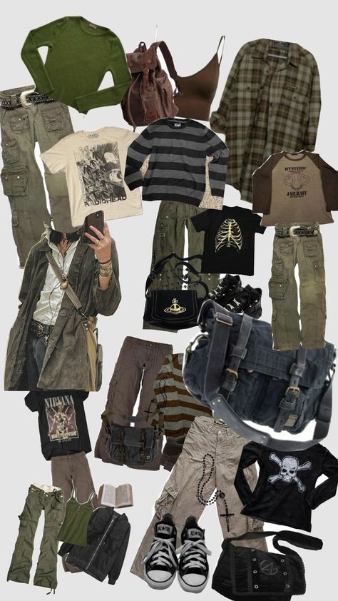 Nature Grunge Outfit, Nature Core Outfits, Goblin Core Outfit, Nature Clothes, Nature Grunge, Grunge Outfit, Swaggy Outfits, Alternative Outfits, Dream Clothes