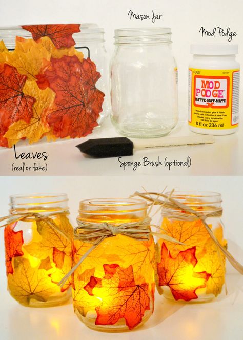 Fall Leaf Crafts, Høstaktiviteter For Barn, Veselý Halloween, Crafts Easy Diy, Autumn Leaves Craft, Leaf Projects, Diy Leaves, Deco Table Noel, Fall Arts And Crafts