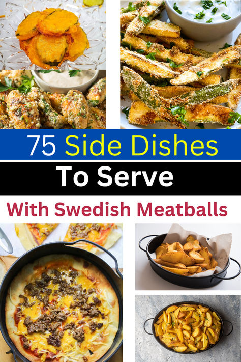 Explore the best side dishes to serve with Swedish meatballs, ensuring this flavorful main course drizzled in creamy gravy is complemented perfectly! Scandinavian Side Dishes, Swedish Meals, Swedish Meatballs, Best Side Dishes, Food Pairings, Yummy Sides, Perfect Food, If You Love, Main Course