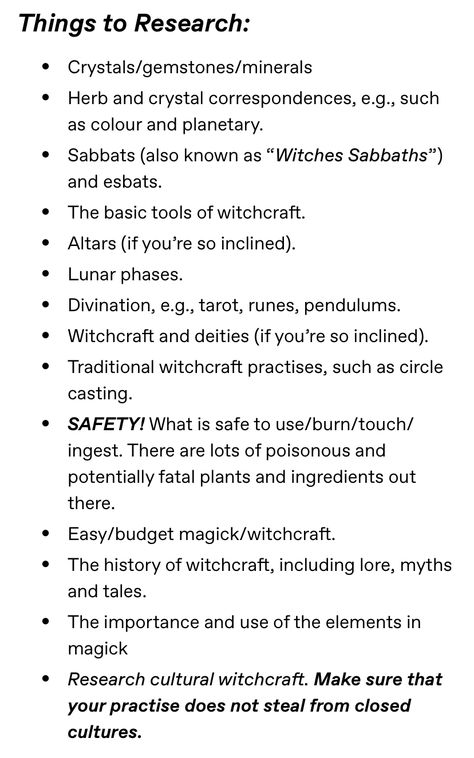 Basic Witch Supplies List, Writing A Spell, Witchy Information, How To Know What Type Of Witch You Are, Witch Beginner Tips, Witch House Tips, New Witch Tips, Eclectic Witch Beginner, Tech Witchcraft