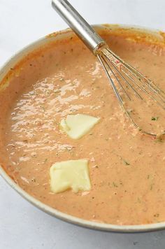 Roasted Red Pepper Cream Sauce, Roasted Red Pepper Alfredo, Red Pepper Cream Sauce, Roasted Red Peppers Recipes, Pepper Cream Sauce, Ravioli Sauce, Little Sunny Kitchen, Modern Honey, Cream Cheese Pasta