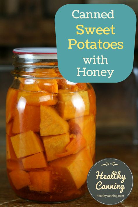 Canned Sweet Potatoes, Can Vegetables, Canned Sweet Potato Recipes, Frugal Family Meals, Healthy Canning, Canning Pressure Cooker, Canning Sweet Potatoes, Low Acid Recipes, Canning Pickles