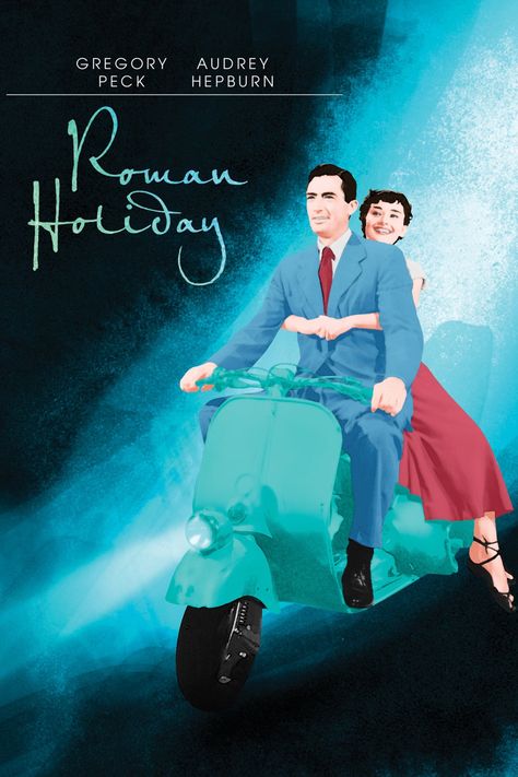 Roman Holiday Poster, Roman Holiday Movie, Gregory Peck Movies, Bon Film, Gregory Peck, Old Hollywood Movies, Patrick Mahomes, Holiday Poster, Roman Holiday