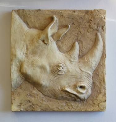 Saatchi Art Artist Carl Turner; Sculpture, “Rhino Relief” #art Animal Relief Sculpture, Relief Sculpture Clay, Clay Relief Sculpture, Clay Relief Tiles, Turner Artworks, Clay Relief, Relief Tiles, Relief Art, Antony Gormley