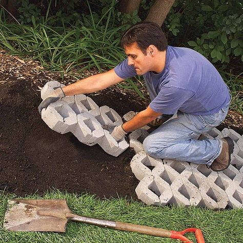 Paver Path, House Farmhouse, Lush Lawn, Front Yard Landscaping Simple, Landscaping Supplies, Front House Landscaping, In Front Of House, Garden Pathway, Front Of House